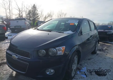 2016 Chevrolet Sonic Ltz Auto из США, поврежденный, VIN 1G1JE6SB6G4159236